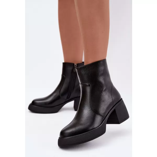  Dámské kotníkové boty D&A CR62-3369 BLACK 