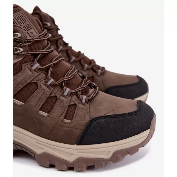  Pánské boty BIG STAR SHOES UU174316 BROWN/BEIGE SHADOWS 