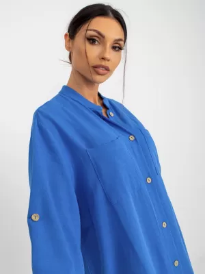 Dámské šaty OCH BELLA TW-SK-BE-199D.85P BLUE