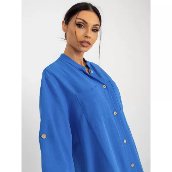  Dámské šaty OCH BELLA TW-SK-BE-199D.85P BLUE 