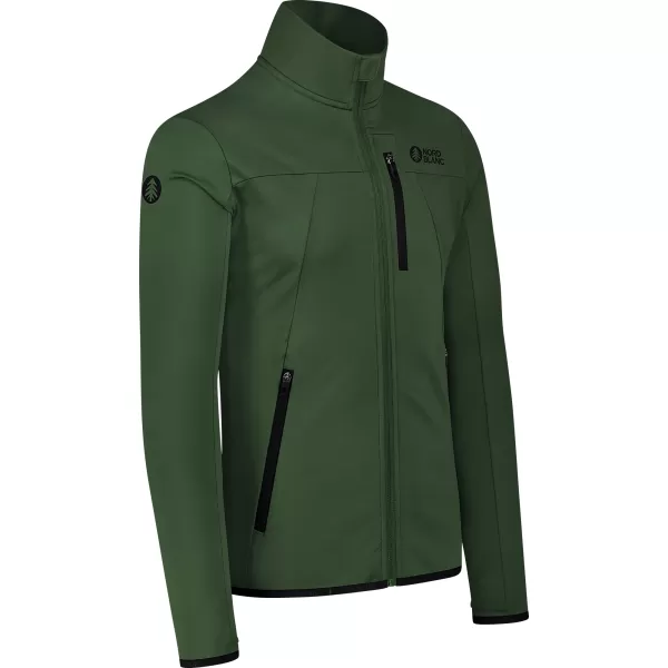  Pánská powerfleece mikina NORDBLANC MORASS NBSFM8335 ZELENÁ 