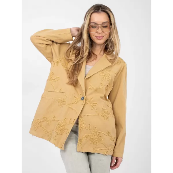  Dámská bunda RUE PARIS IT-MA-FL9992.97 CAMEL 