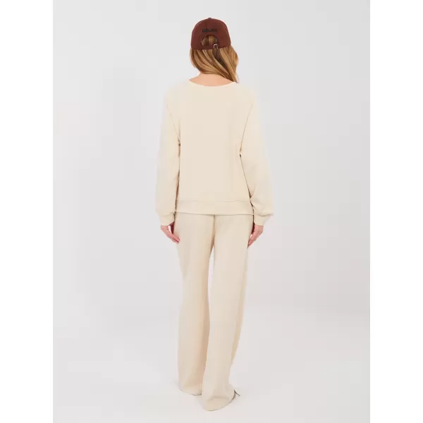  Dámská tepláková souprava FACTORY PRICE IT-KMPL-81001.28 LIGHT BEIGE 