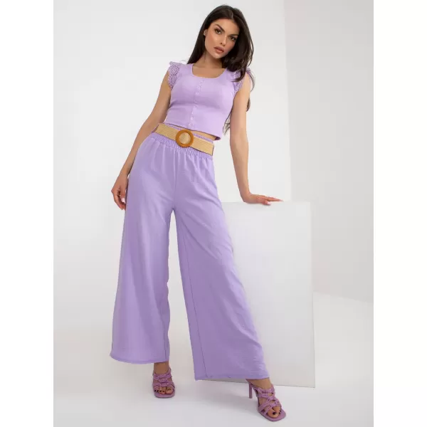  Dámské kalhoty ITALY MODA DHJ-SP-8387.57 BRIGHT PURPLE 
