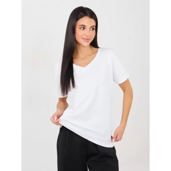  Dámské tričko RUE PARIS RV-TS-A1094.45 WHITE 