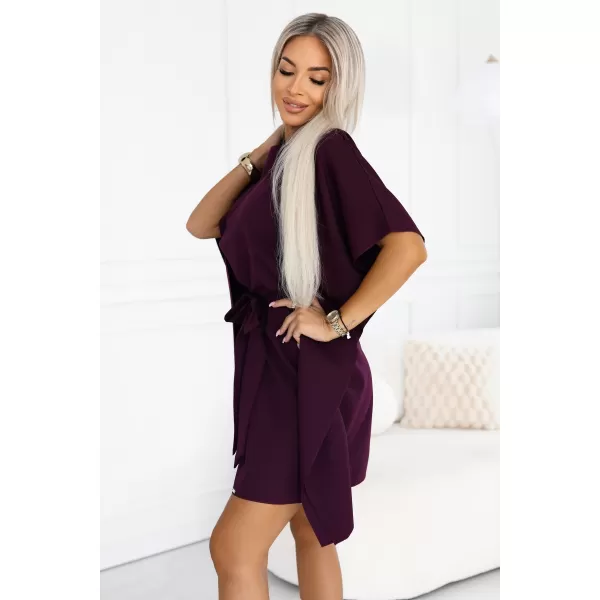 Dámské šaty NUMOCO 287-48 ZRALÁ ŠVESTKA 