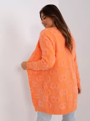 Dámský kardigan WOOL FASHION ITALIA AT-SW-234502.38X ORANGE
