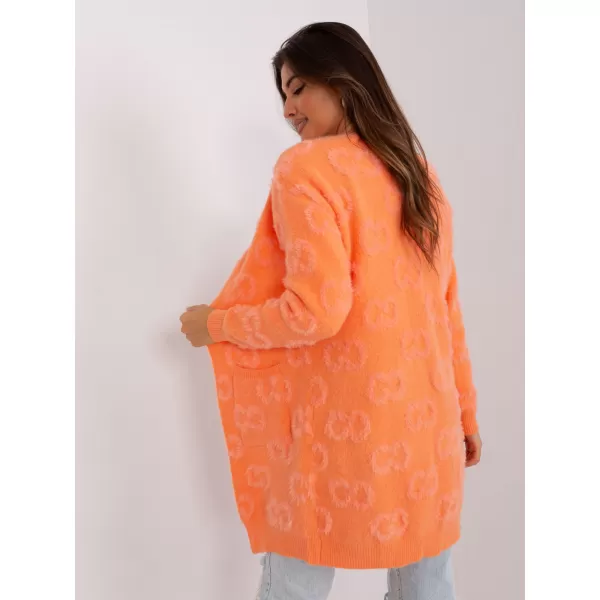  Dámský kardigan WOOL FASHION ITALIA AT-SW-234502.38X ORANGE 