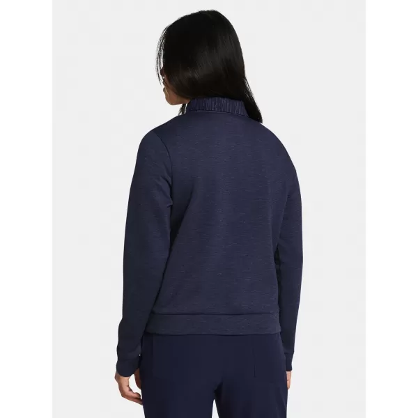  Dámská mikina UNDER ARMOUR UA DRIVE MIDLAYER CREW 1387143-410 MODRÁ 