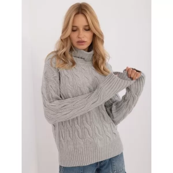  Dámský svetr WOOL FASHION ITALIA AT-SW-23445.00 GRAY 