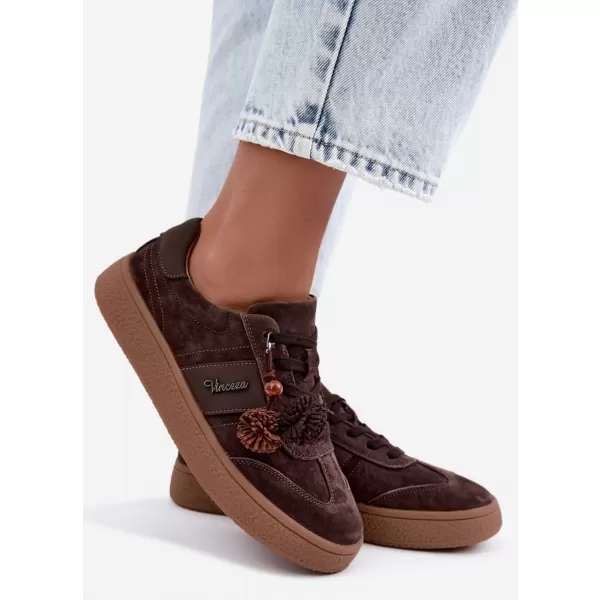  Dámské tenisky VINCEZA 79682 CHOCOLATE 