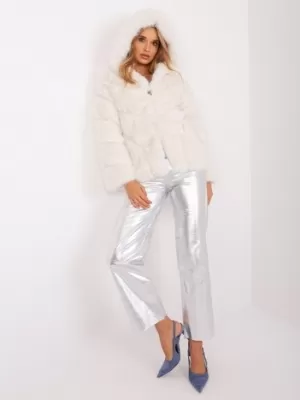 Dámská bunda WOOL FASHION ITALIA AT-KR-2386.00P ECRU