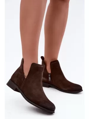 Dámské kotníkové boty VINCEZA 133142 LEATHER