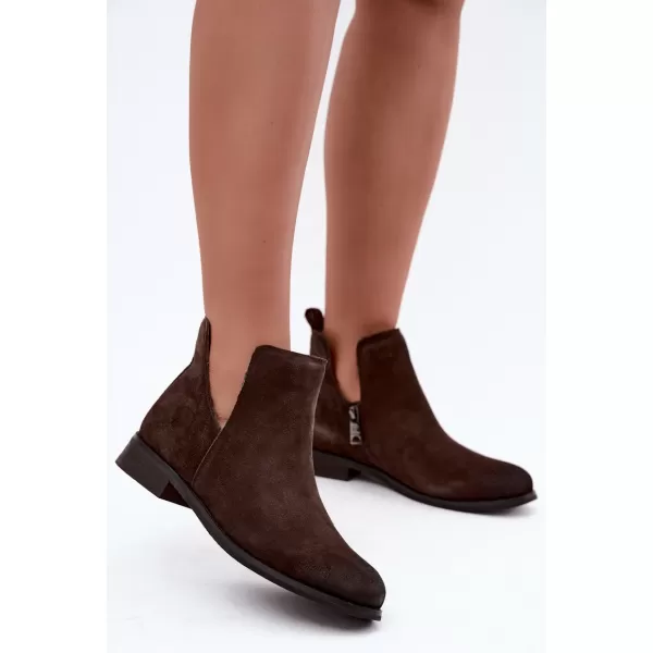  Dámské kotníkové boty VINCEZA 133142 LEATHER 