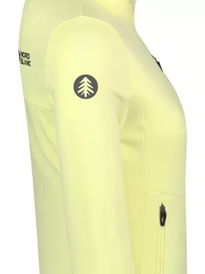 Dámská powerfleece mikina NORDBLANC CRISP NBSFL8338 ŽLUTÁ