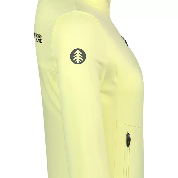  Dámská powerfleece mikina NORDBLANC CRISP NBSFL8338 ŽLUTÁ 