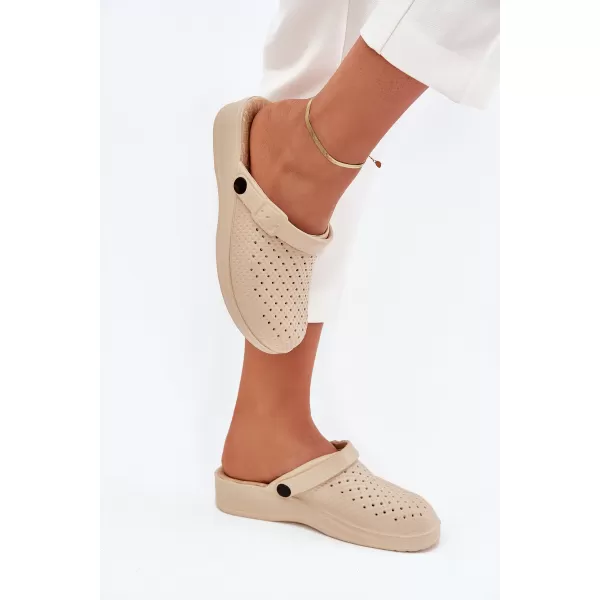  Dámské pantofle BOTO 25SD11-8981 BEIGE 