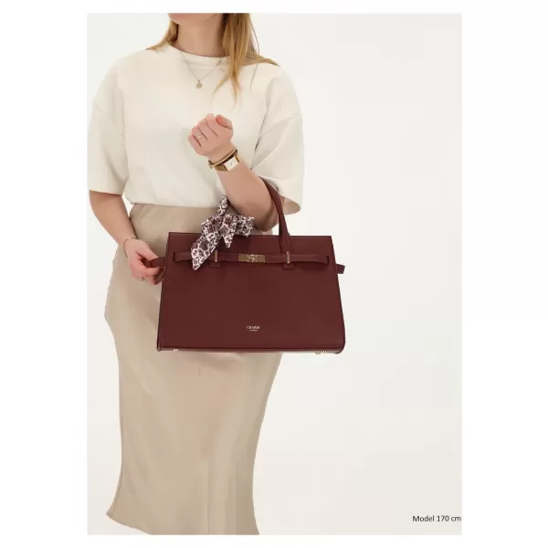  Shopper taška Charm London The Hamptons W01592 Bordeaux red BORDEAUX RED 
