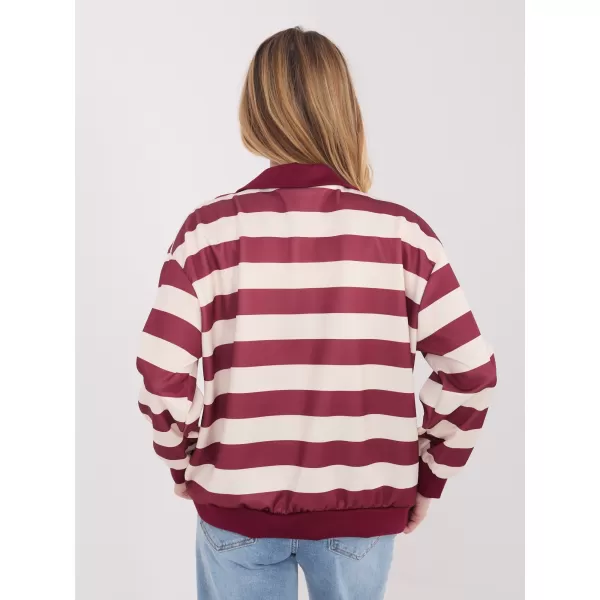 Dámská halenka ITALY MODA IT-BZ-9981.06 BURGUNDY 