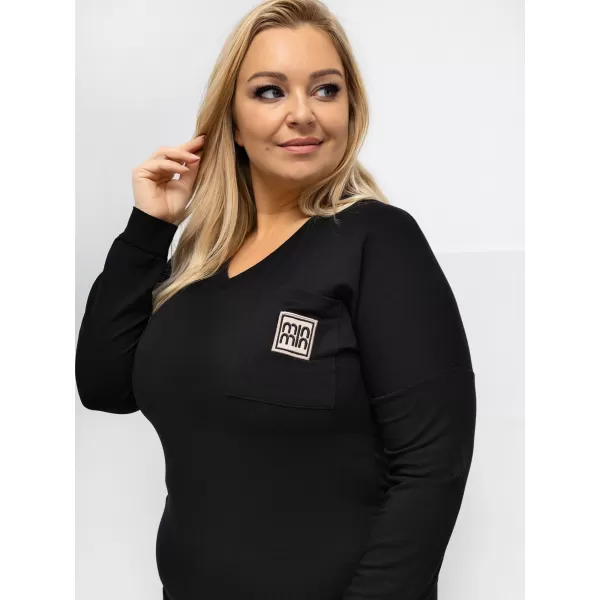  Dámská halenka RELEVANCE RV-BZ-A-161.63 NOIRE 