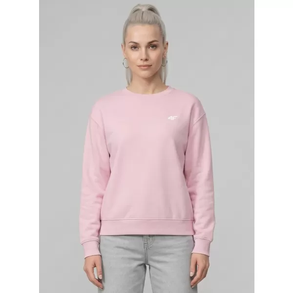  Dámská mikina 4F 4FWMM00TSWSF2534 LIGHT PINK 