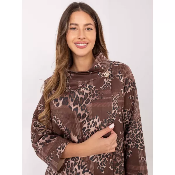  Dámská mikina ITALY MODA IT-BL-21613-5.12 DARK BEIGE 
