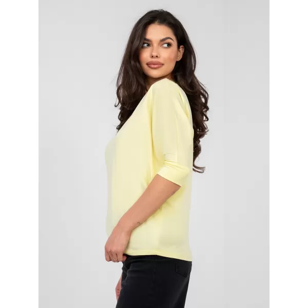  Dámské triko RUE PARIS RV-BZ-A1186.89 BRIGHT YELLOW 