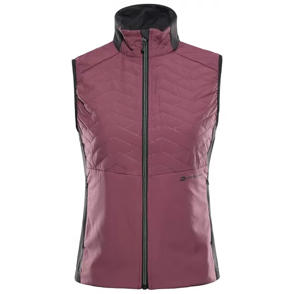  Dámská lehká vesta ALPINE PRO BERFA 3 GRAPE NECTAR 