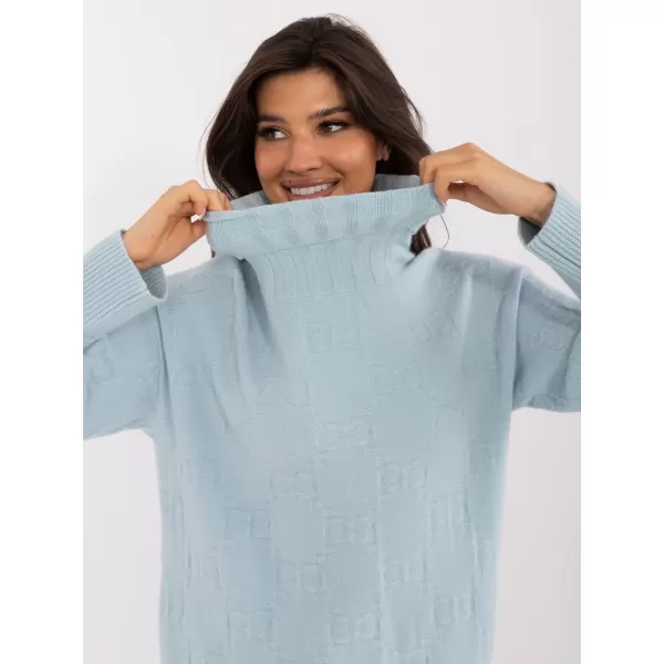 Dámský svetr WOOL FASHION ITALIA AT-SW-2342-1.35 BLUE 