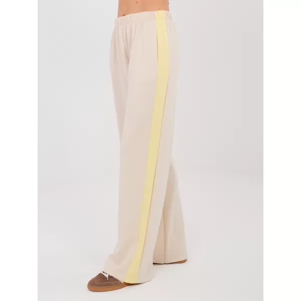  Dámská tepláková souprava RUE PARIS IT-KMPL-22220.69 LIGHT BEIGE 