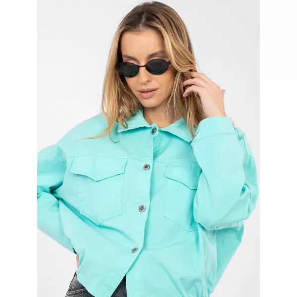  Dámská košile RUE PARIS IT-KS-FL9273.29 TURQUOISE 