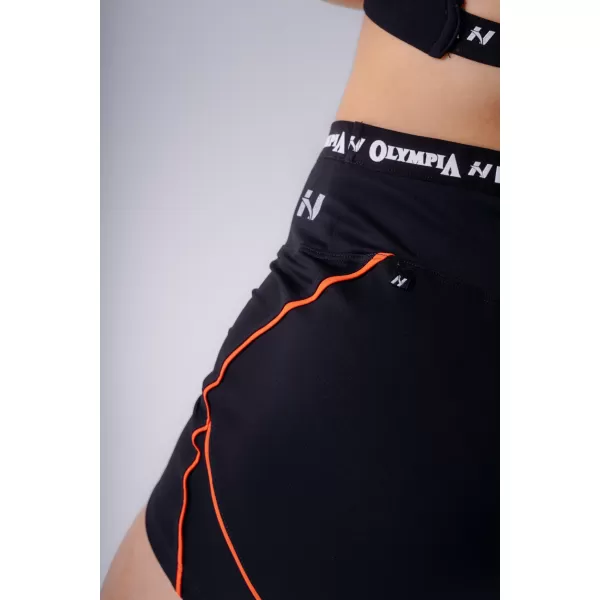  Dámské kraťasy NEBBIA OLYMPIA HIGH-WAIST 937 BLACK 