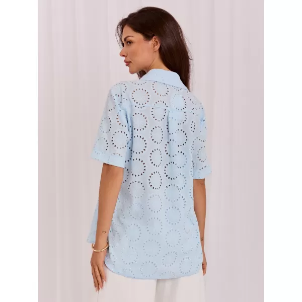  Dámská košile LAKERTA LK-KS-510284.76 LIGHT BLUE 