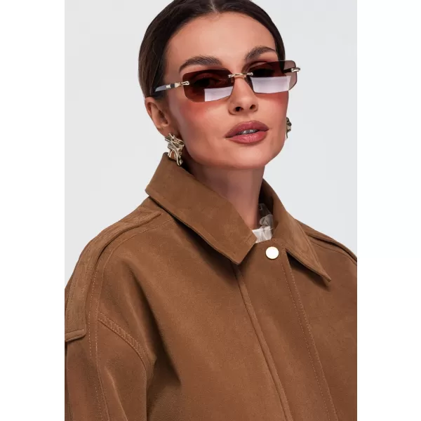  Dámská bunda OMBRE OW-JANP-0142 CAMEL 