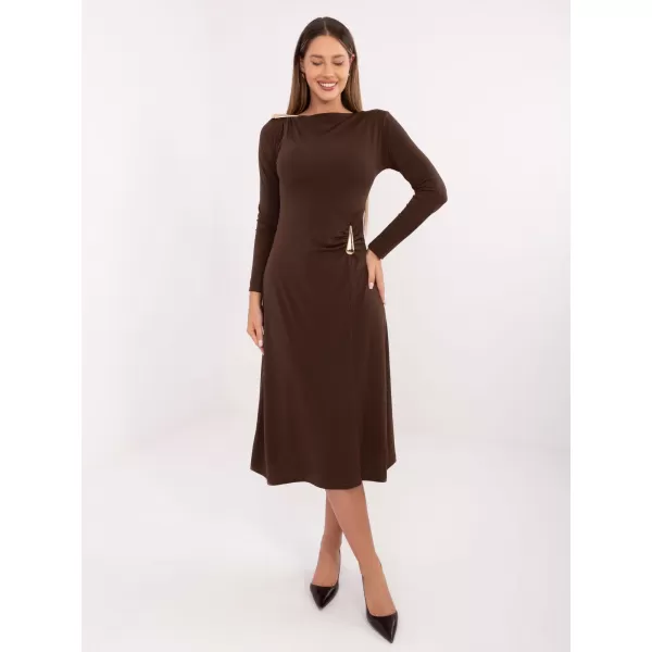  Dámské šaty ITALY MODA IT-SK-21900.00 BROWN 