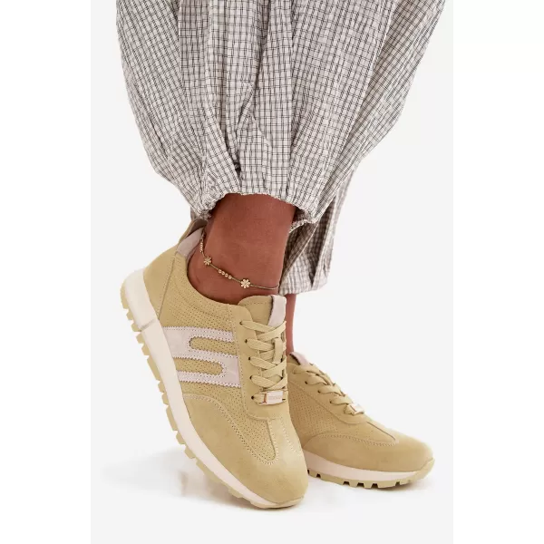  Dámské tenisky BOTO GD-XW-1054 YELLOW/BEIGE 