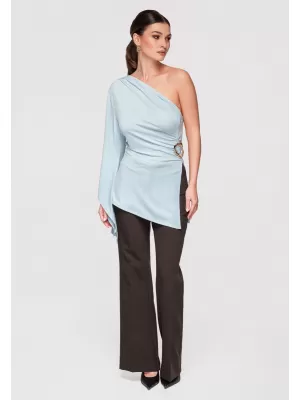 Dámská halenka LARICA OW-SH-E0005 BLUE