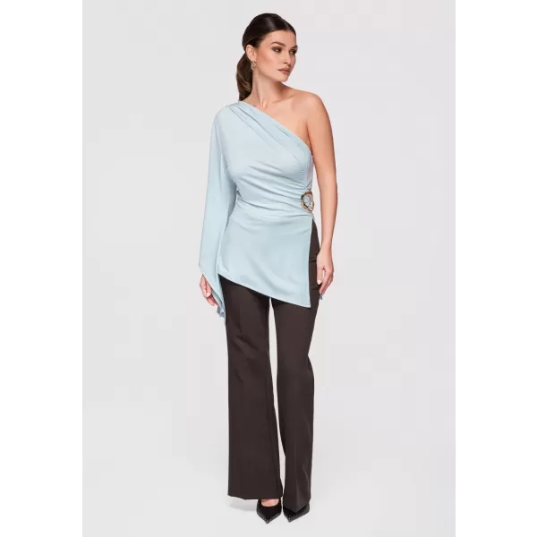  Dámská halenka LARICA OW-SH-E0005 BLUE 