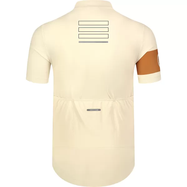  Pánský cyklo dres NORDBLANC CAMEL NBSMF8079 BÉŽOVÁ 