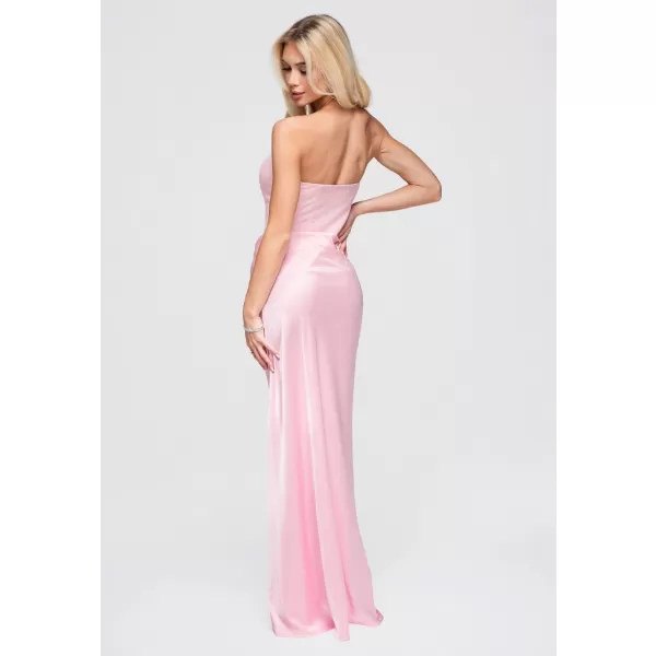  Dámské šaty LARICA LA-OM-DLR392 PINK 