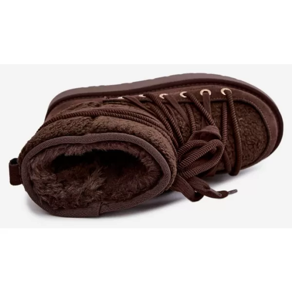  Dámské sněhule D&A GR62-6021 CHOCOLATE 