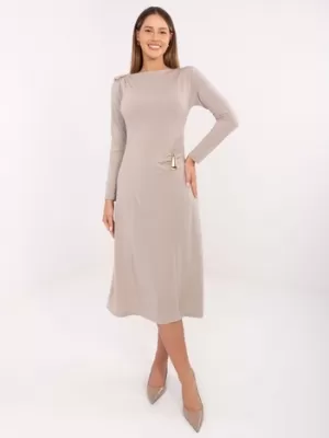 Dámské šaty ITALY MODA IT-SK-21900.00 BEIGE