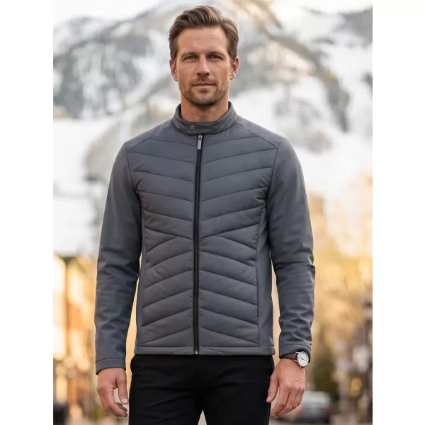  Pánská hybridní bunda MALFINI PREMIUM CROSS 555 LIGHT ANTHRACITE 