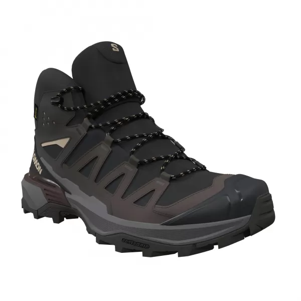  Pánské boty SALOMON X ULTRA 360 MID GORE-TEX L45473200 BLACK/DARK GULL GRAY/DARK EARTH 