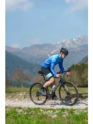 Pánské cyklistické šortky NORDBLANC CHAIN NBSPM8081 MODRÁ