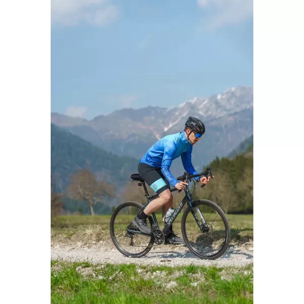  Pánské cyklistické šortky NORDBLANC CHAIN NBSPM8081 MODRÁ 