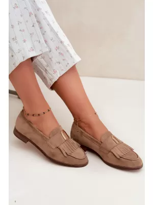 Dámské mokasíny BOTO 3742 KHAKI