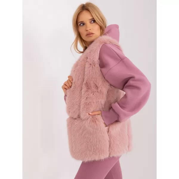  Dámská vesta WOOL FASHION ITALIA AT-KZ-2368.00P BRIGHT PINK 