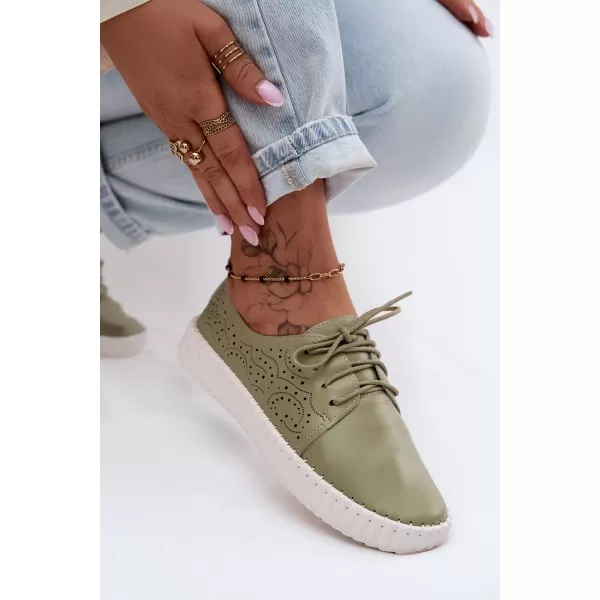  Dámské polobotky BOTO G2437 GREEN 
