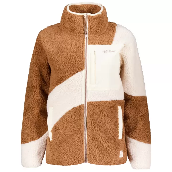  Dámská fleece mikina ALTISPORT IVONA BÉŽOVÁ 